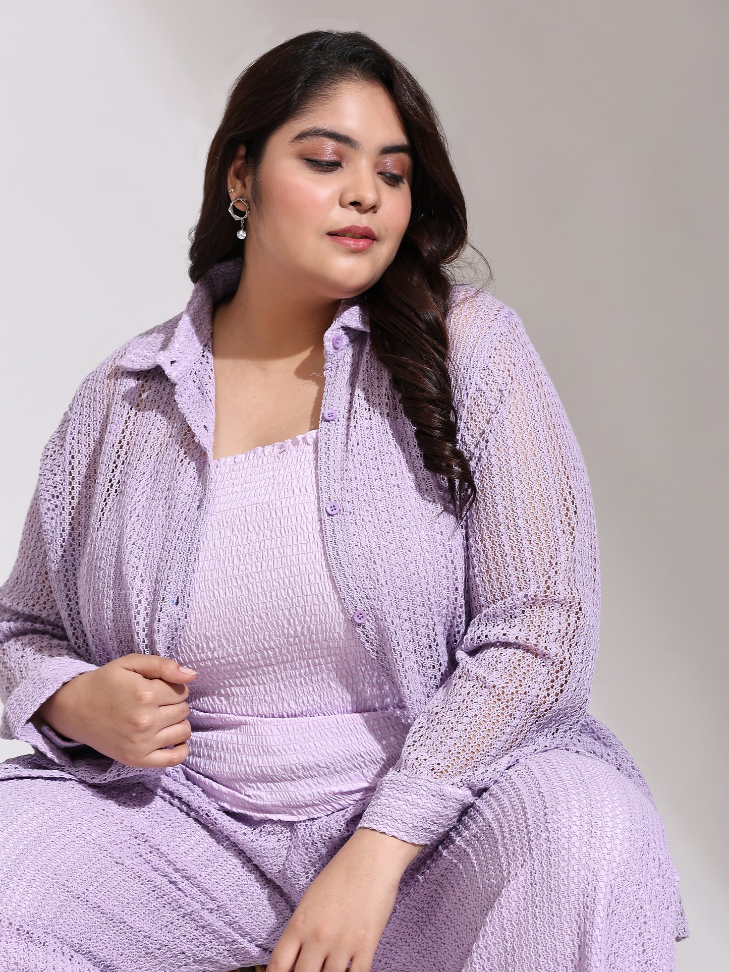 Plus size Crochet co-ord set for women