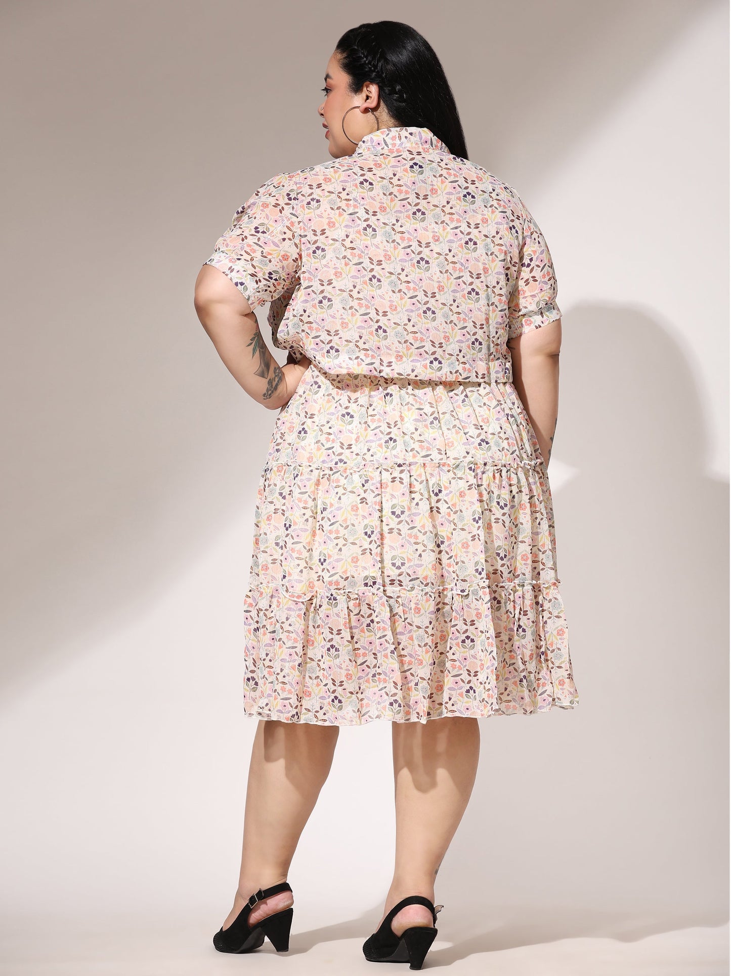 Playful Petal Short Dress Short Dress
