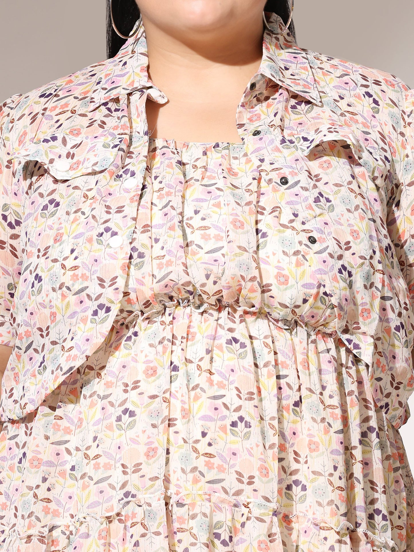 Playful Petal Short Dress Short Dress