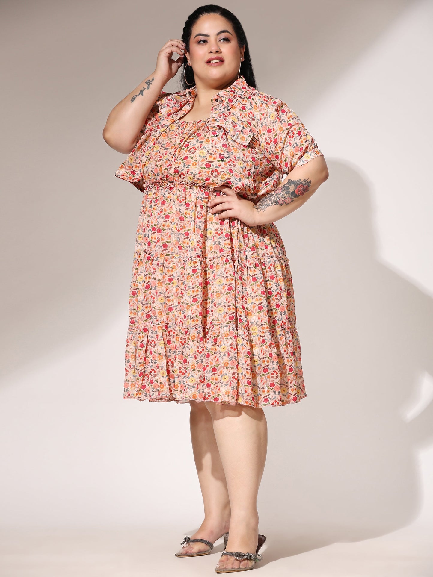Sunset Sparkle Short Dress Short Dress