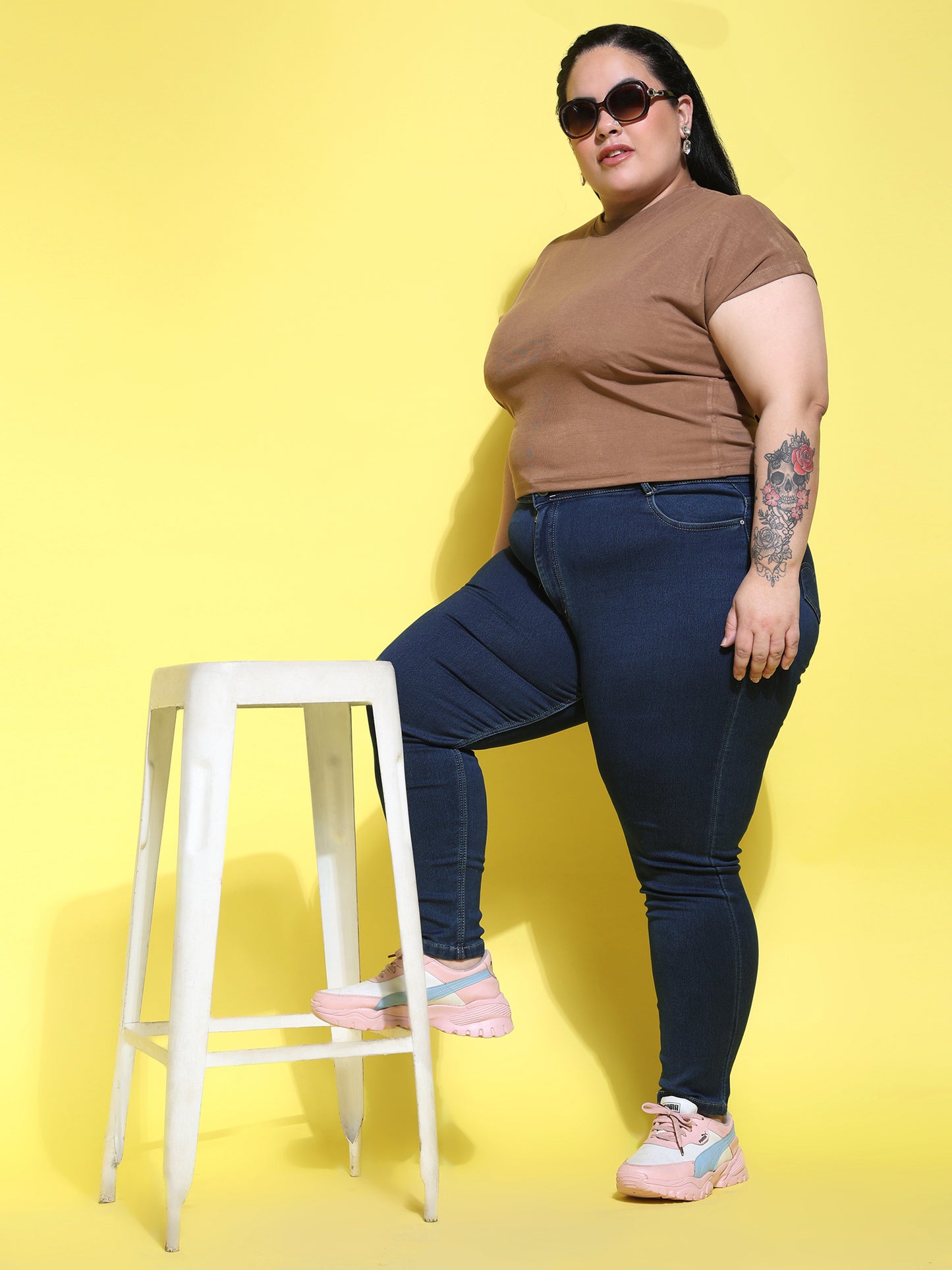 Tint Blue Skinny Jeans