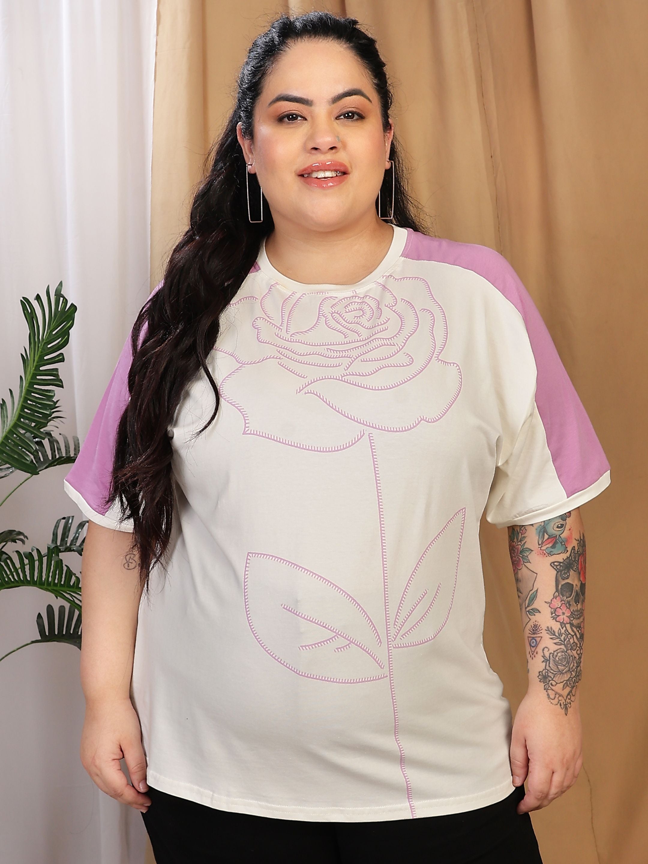 Rose Line Tee