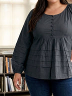 Petal Peplum - Grey