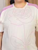 Rose Line Tee