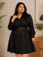 Black Pretty Poise Dress