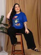 Oversized Tees - Royal Blue