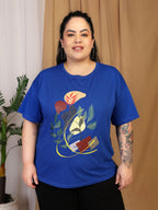 Oversized Tees - Royal Blue