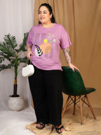 Oversized Tees - Pastel Pink