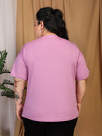 Oversized Tees - Pastel Pink