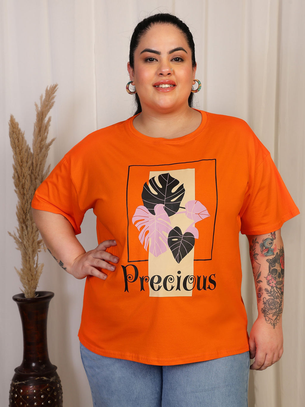 Oversized Tees - Orange