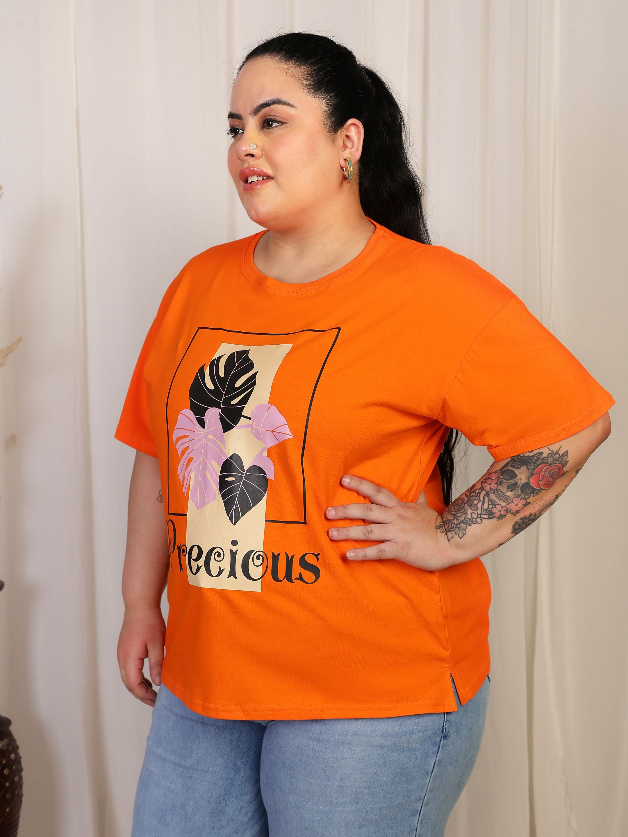 Oversized Tees - Orange