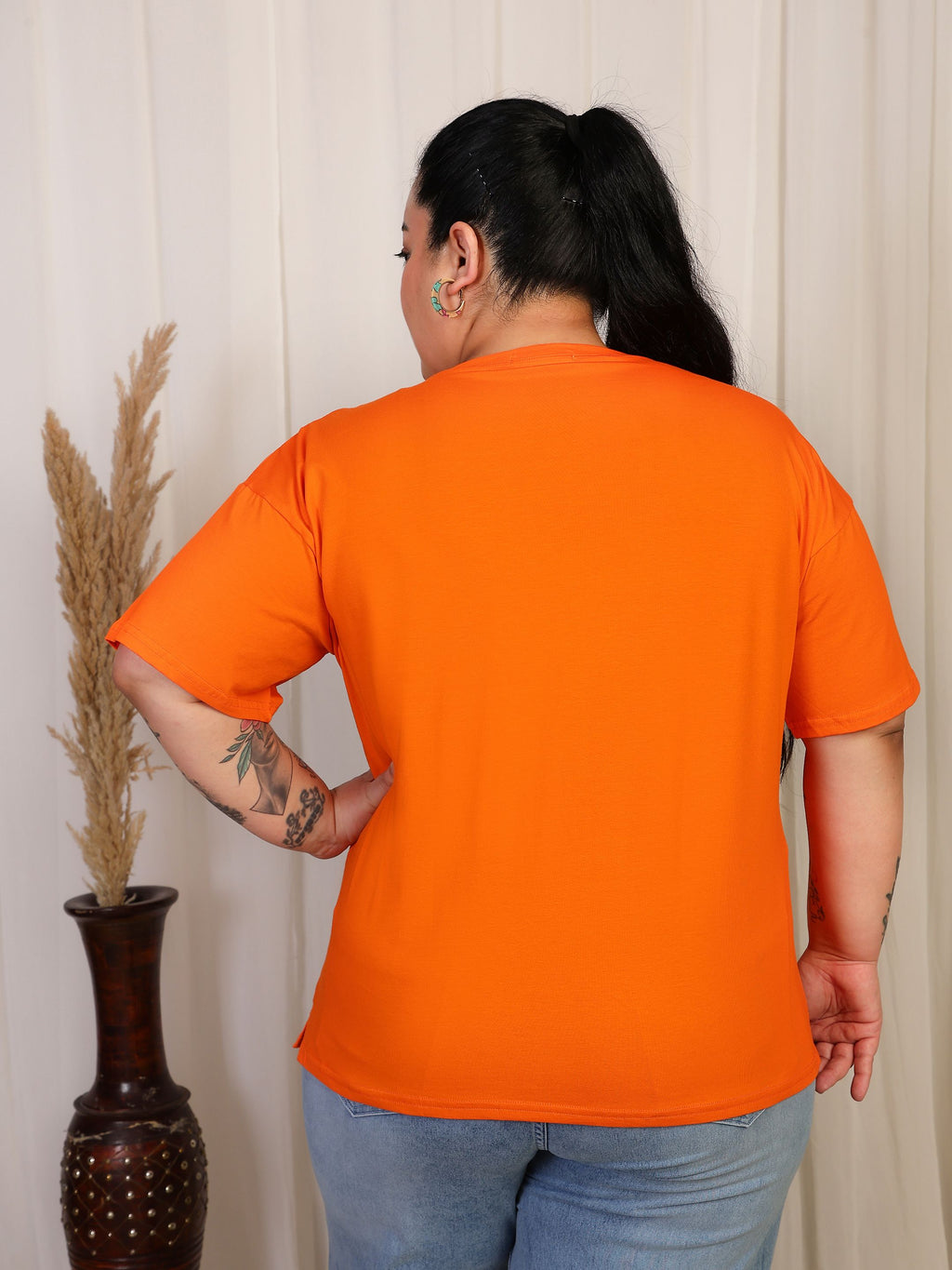 Oversized Tees - Orange