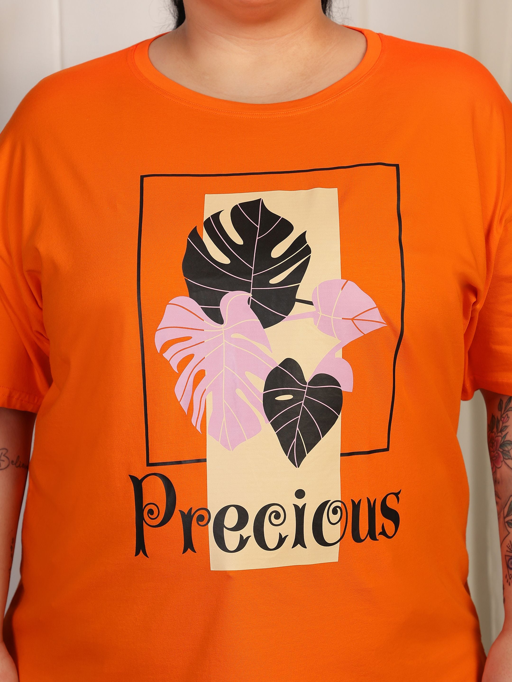 Oversized Tees - Orange