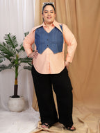Vest Shirt - Peach