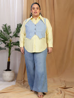 Vest Shirt - Light Yellow