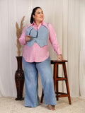 Vest Shirt - Light Yellow