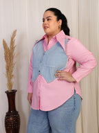Vest Shirt - Light Yellow