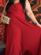 Red Lovely Lush Partywear Dress