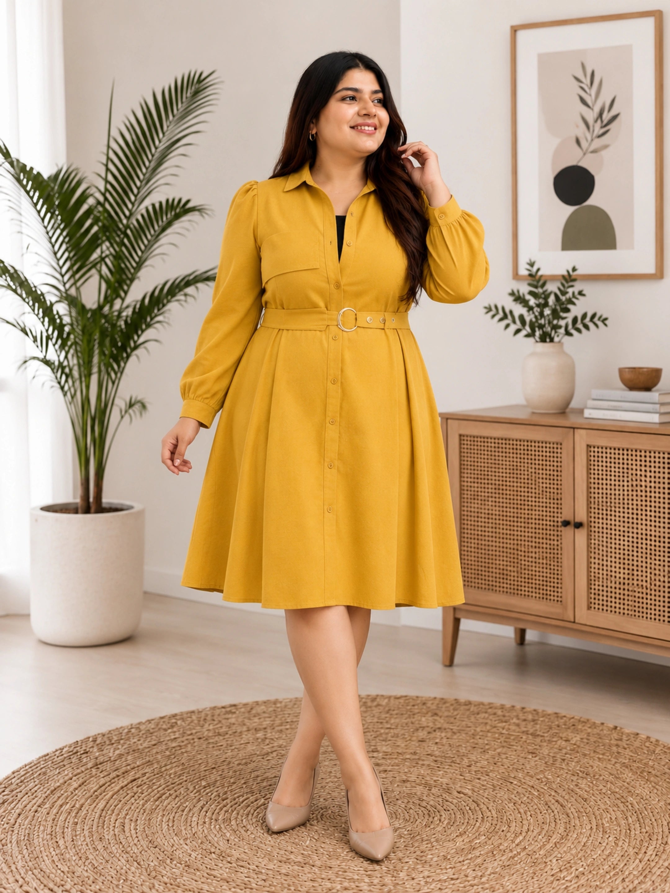 Yellow Pretty Poise Dress