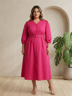 Pink Belted Beauty Dress