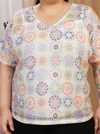 Crochet Bloom (V Neck)