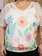 Crochet Bloom (V Neck)