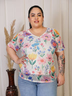 Crochet Bloom (V Neck)