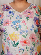 Crochet Bloom (V Neck)