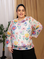 Crochet Bloom (Round Neck)