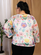 Crochet Bloom (Round Neck)
