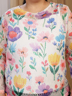 Crochet Bloom (Round Neck)