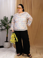 Crochet Bloom (Round Neck)