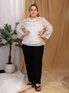 Crochet Bloom (Round Neck)