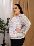 Crochet Bloom (Round Neck)