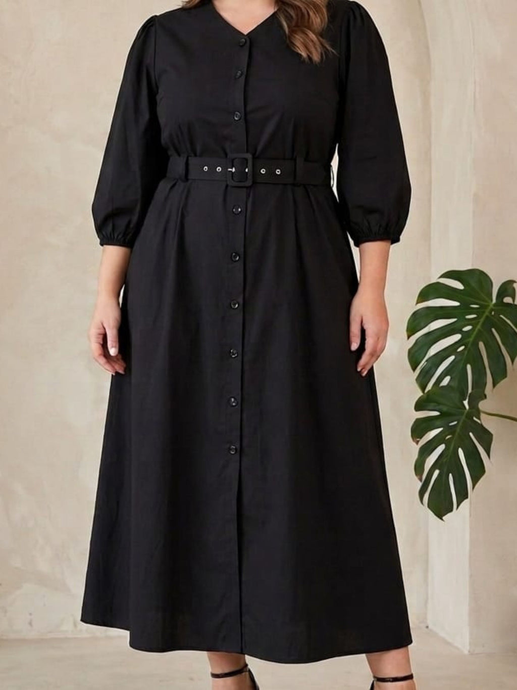 Black Belted Beauty Middy