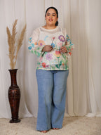 Crochet Bloom (Round Neck)
