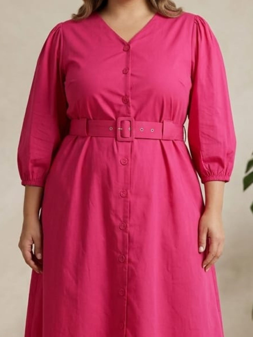 Pink Belted Beauty Dress