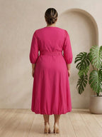 Pink Belted Beauty Dress