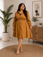 Mehendi Green Pretty Poise Dress