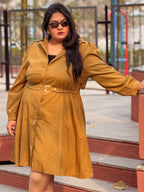 Mehendi Green Pretty Poise Dress