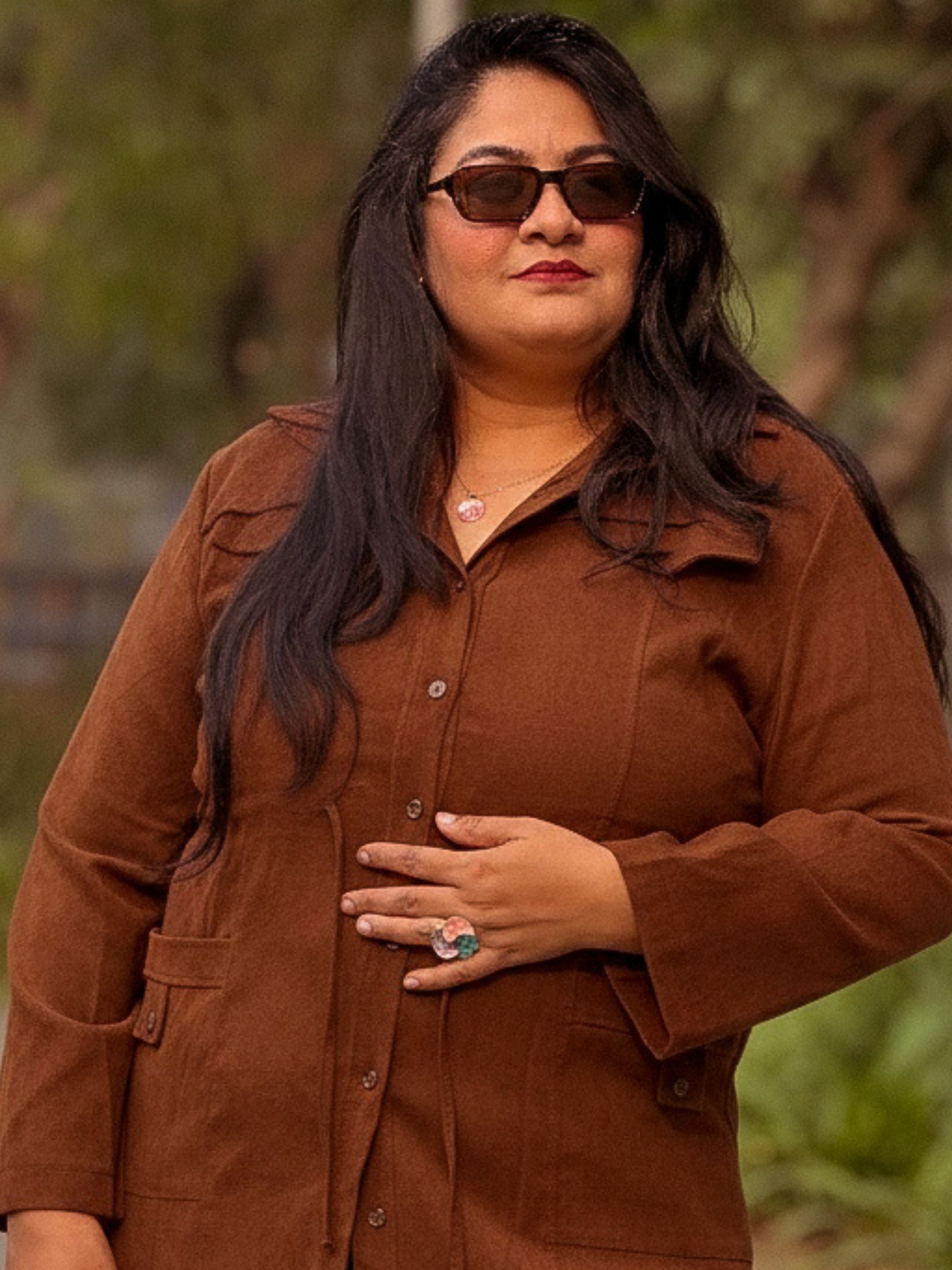 Chocolate Brown Modern Muse Middy