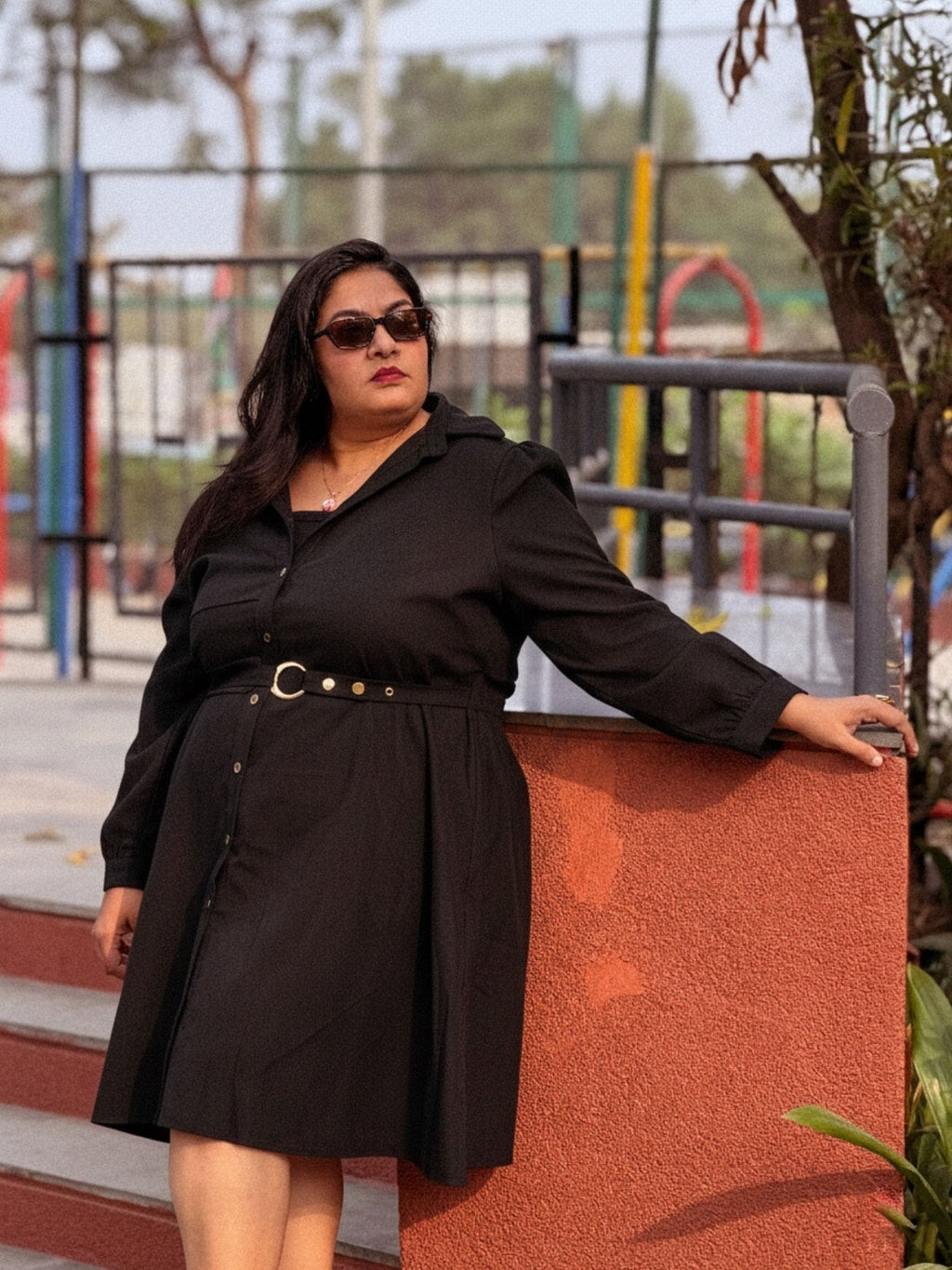 Black Pretty Poise Dress