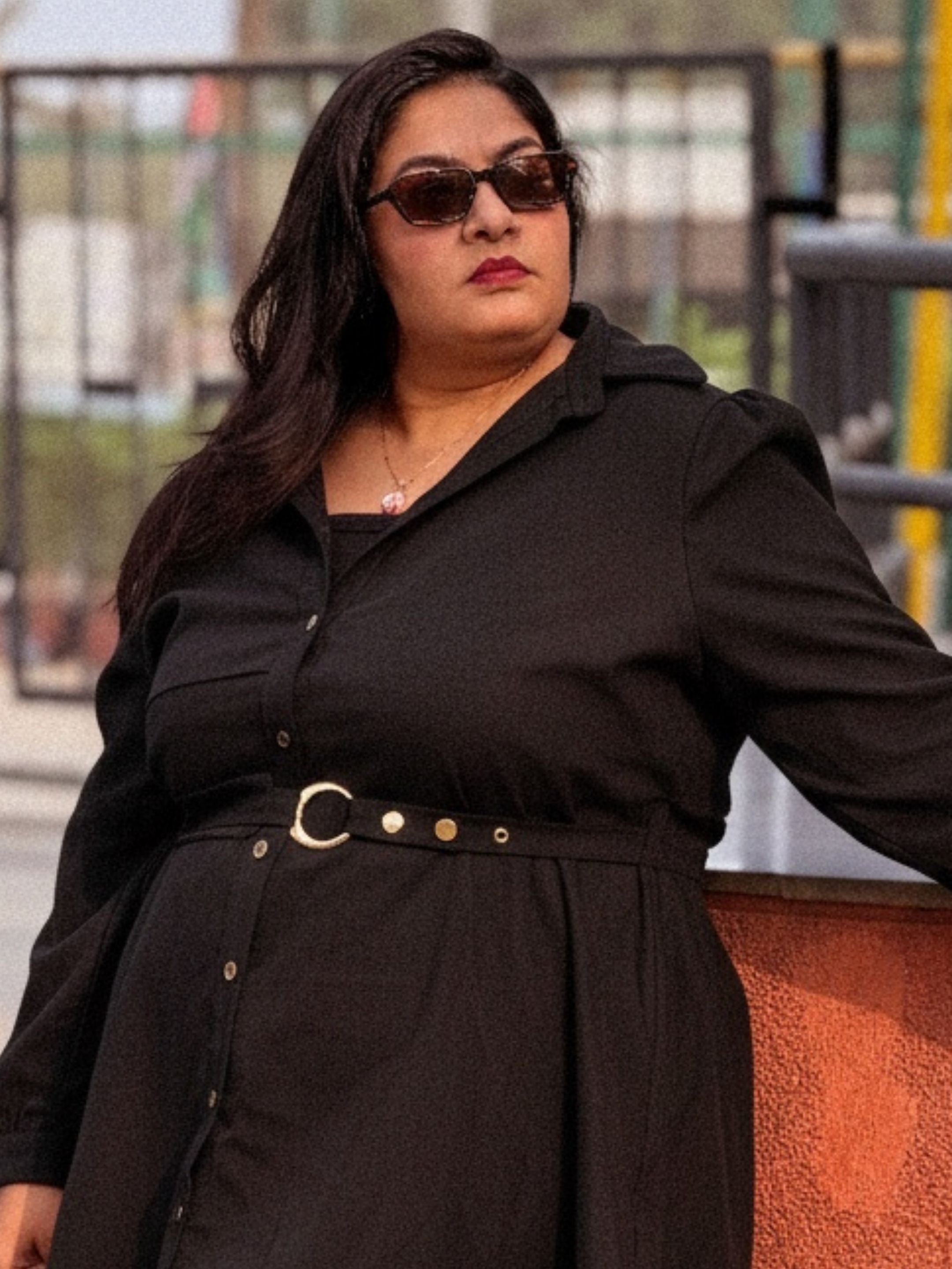 Black Pretty Poise Dress