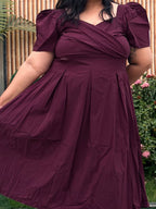 Wine Blush Bloom Dress