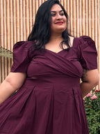Wine Blush Bloom Dress
