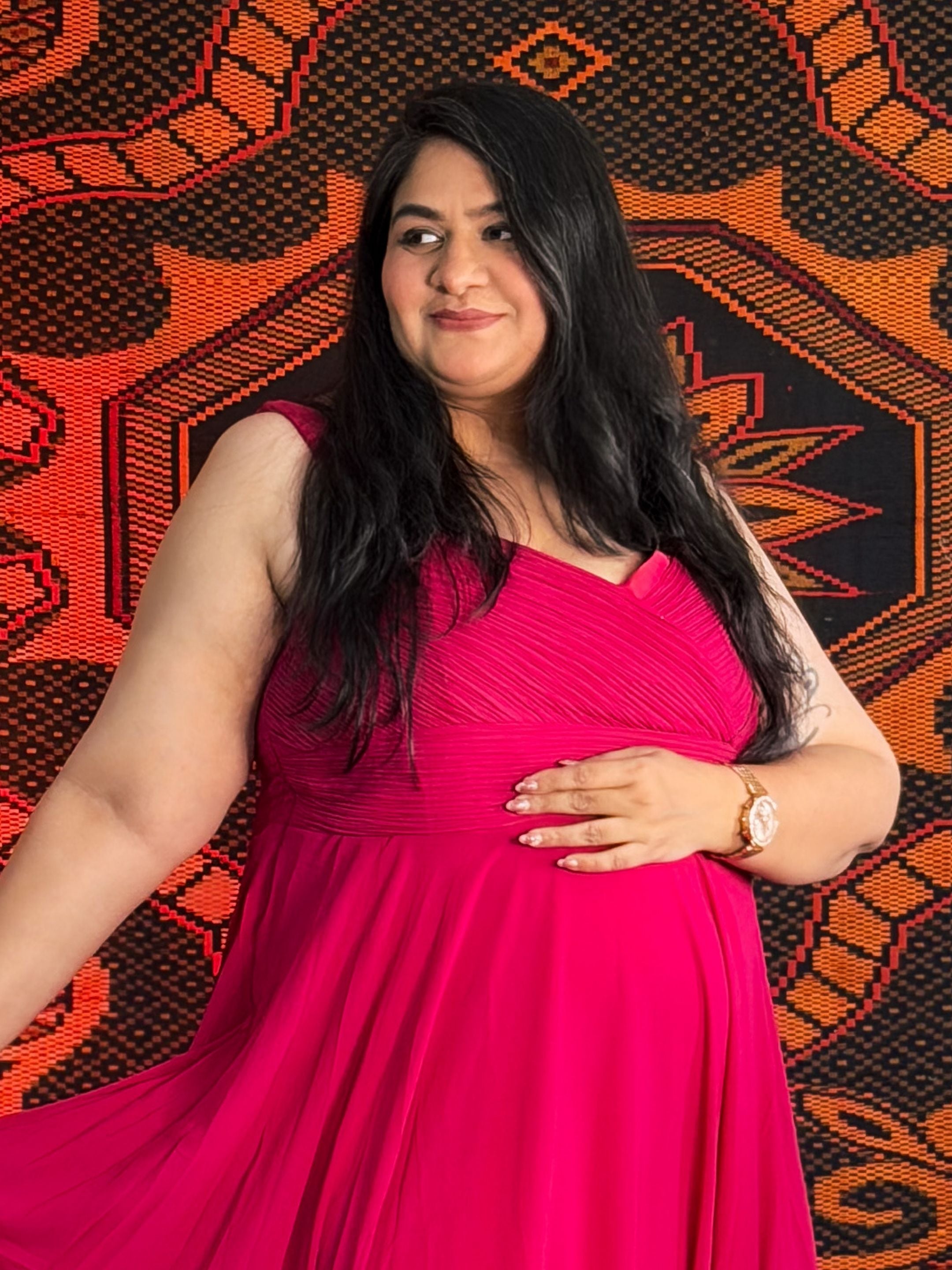 Pink Lovely Lush Partywear Dress
