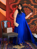 Royal Blue Lovely Lush Partywear Dress