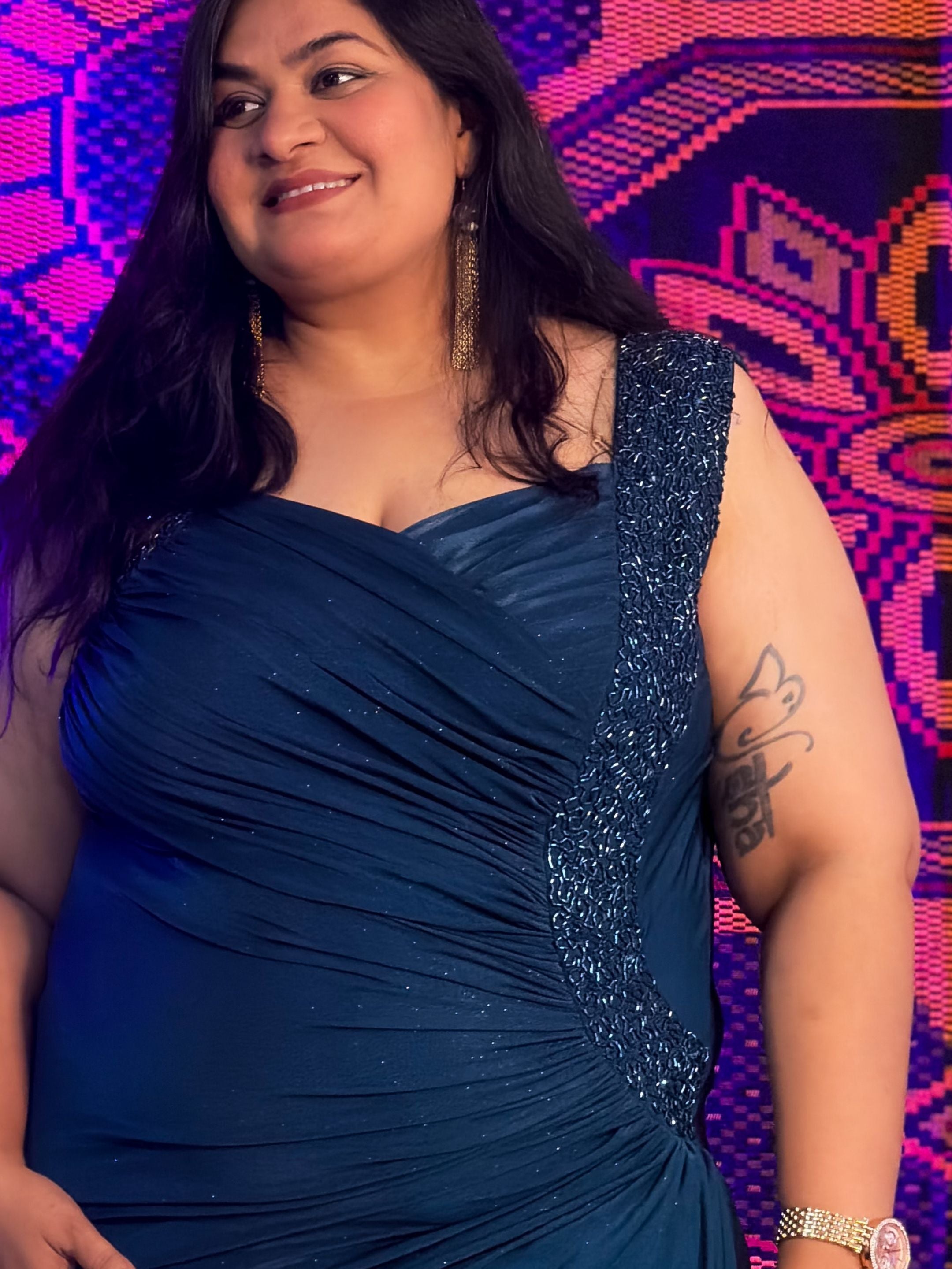 Midnight Magic - Peacock Blue