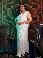 White Glow Goddess Partywear Dress