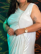 White Glow Goddess Partywear Dress
